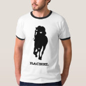 Rachel Alexandra - große Silhouette T-Shirt (Vorderseite)