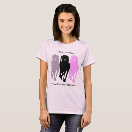 Rachel Alexandra Multi-Silhouette T - Shirt (Vorne ganz)