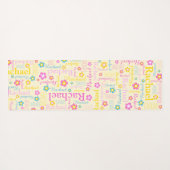 Rachel-Blume Yogamatte (Rückseite (Horizontal))