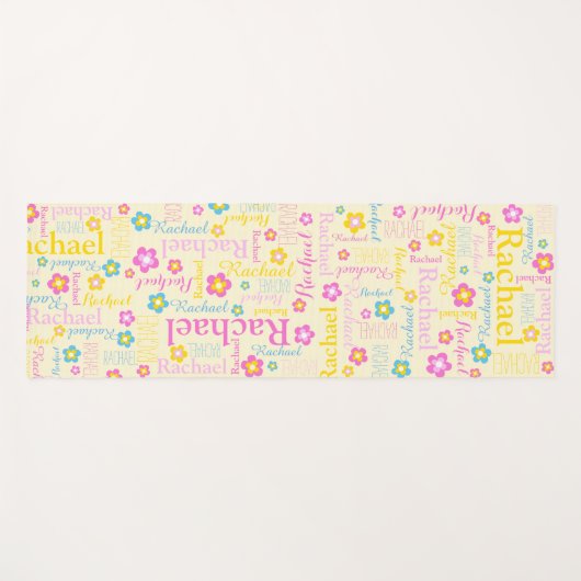 Rachel-Blume Yogamatte (Vorderseite (Horizontal))