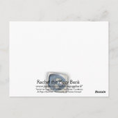 RACHEL DER PIGGY BANK Postkarte (Rückseite)