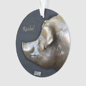 RACHEL die PIGGY BANK Verzierung Ornament (Vorderseite)