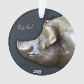 RACHEL die PIGGY BANK Verzierung Ornament (Vorderseite)