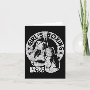 Rachel Girls Boxing Bronx Vintag Karte