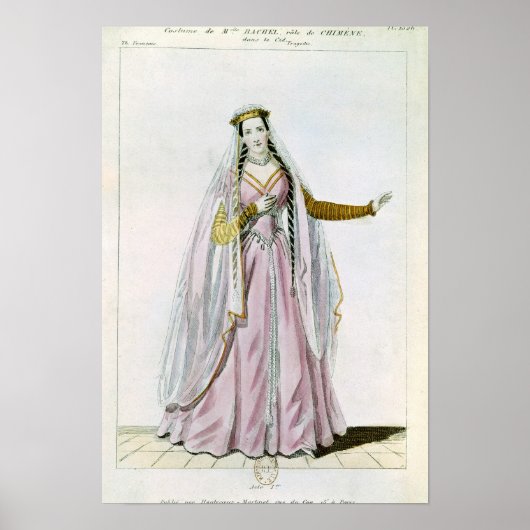 Rachel in der Rolle von Chimene Poster (Vorne)