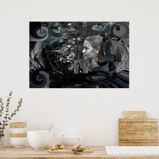 Rachel in einem Tesseract Poster (Küche)