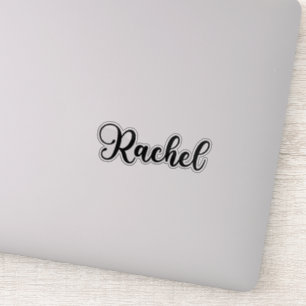 Rachel Name - Handgeschriebene Kalligrafie Aufkleber