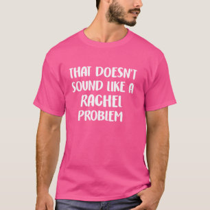 RACHEL Personalisierte Süße Blumenmädchen RACHEL N T-Shirt