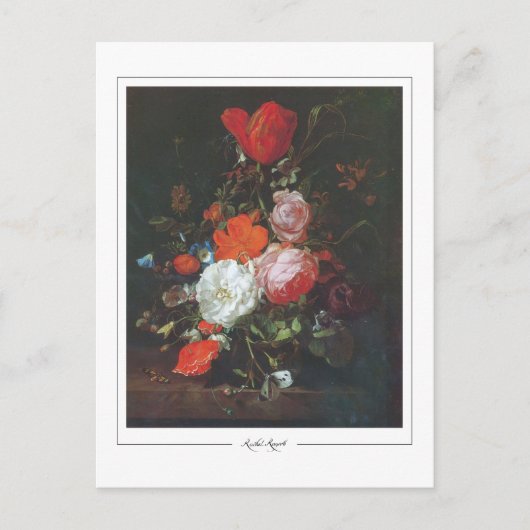 Rachel Ruysch #1 - Fine Art Postcard Postkarte (Vorderseite)
