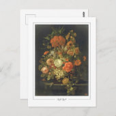 Rachel Ruysch #64 - Fine Art Postcard Postkarte (Vorne/Hinten)