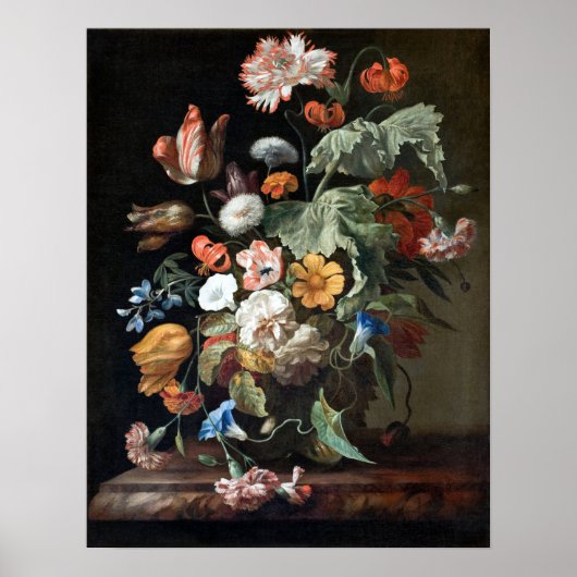 Rachel Ruysch Still Life mit Blume Poster (Vorne)