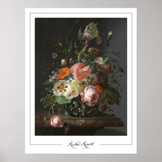 Rachel Ruysch Zedign Art Poster #35 (Vorne)