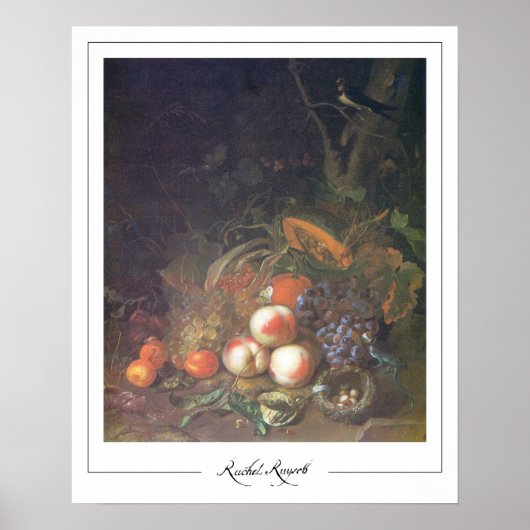 Rachel Ruysch Zedign Art Poster #6 (Vorne)