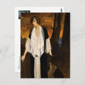 Rachel Strong von Léon Bakst 1924 Postkarte (Vorne/Hinten)