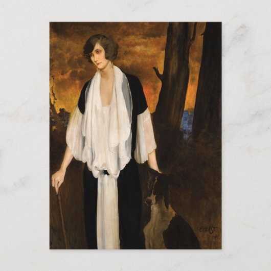 Rachel Strong von Léon Bakst 1924 Postkarte (Vorderseite)