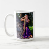 Rachel-Tasse mit lila Kleid Kaffeetasse (Links)