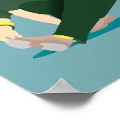 Rachel The Australian Break Dancer Poster (Ecke)