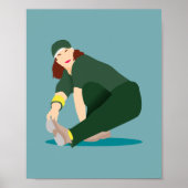 Rachel The Australian Break Dancer Poster (Vorne)