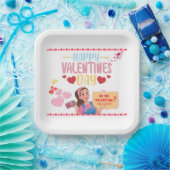 Rachel Themed Valentine's Day Paper Plate Pappteller (Party)
