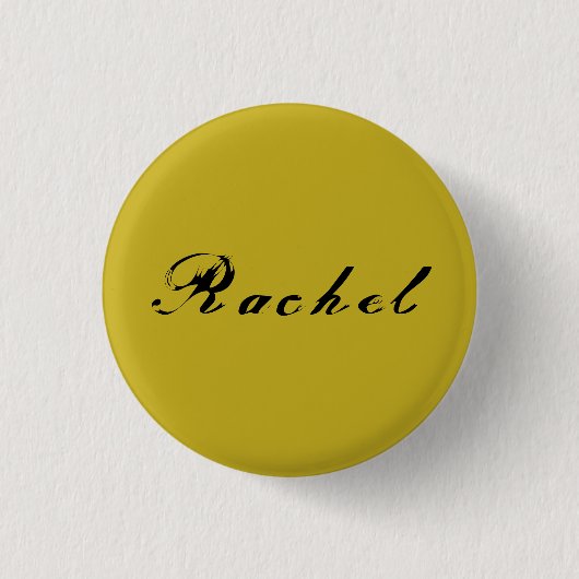 Rachel von der verwaisten schwarzen button (Vorderseite)