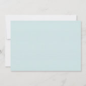 Rachel Zev Custom Einladung (Rückseite)