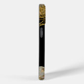 Rachella Elegant Ebony Chic Monogram Case-Mate iPhone Hülle (Rückseite / Rechts)