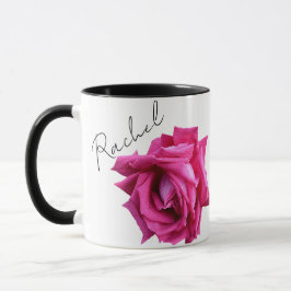 Rachelname Rosen Rosa Blütenspass Tasse