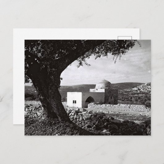 Rachel's Grab in Bethlehem - Altes Foto Postkarte (Vorne/Hinten)