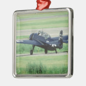 Rächer-Marine-Fördermaschinentorpedo Grummans Silbernes Ornament (Links)