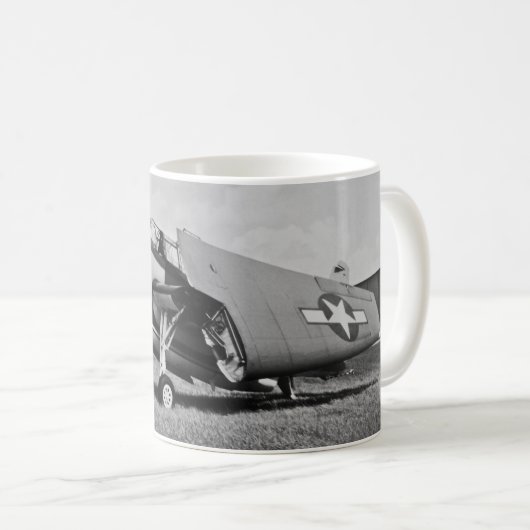 Rächer-Torpedo-Bomber 1945 Kaffeetasse (VorderseiteRechts)
