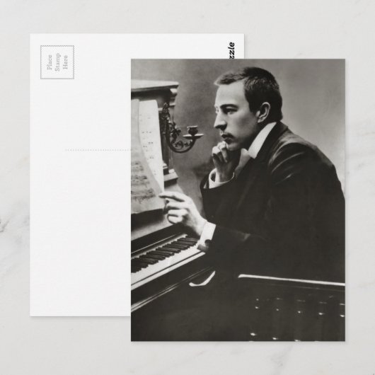Rachmaninoff Postkarte (Vorne/Hinten)