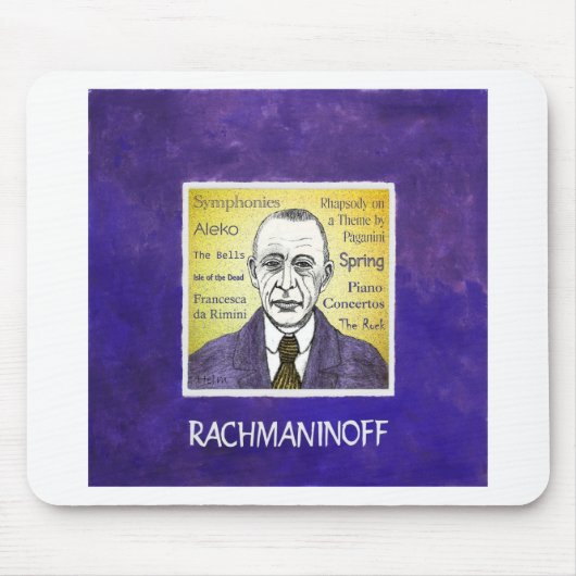 Rachmaninov Mousepad (Vorne)