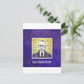 Rachmaninov Postkarte (Stehend Vorderseite)
