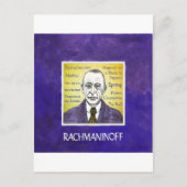Rachmaninov Postkarte (Vorderseite)