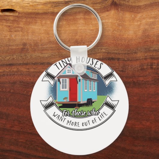 Rachs - kleines Haus Schlüsselanhänger (Vorderseite)