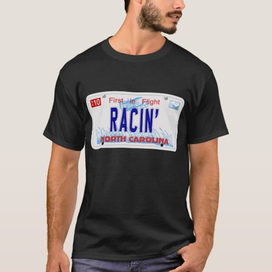 Racin - NC-Platte T-Shirt (Vorderseite)