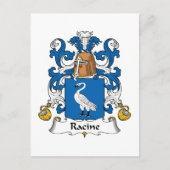 Racine Familienwappen Postkarte (Vorderseite)