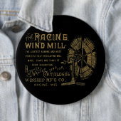Racine Wind Mill Racine Wisconsin Button (Beispiel)