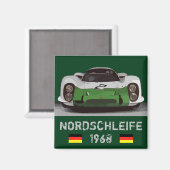 RACING 1968 MAGNET (Vorderseite/Rückseite)