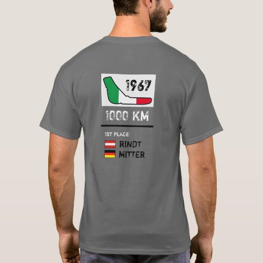 RACING 1968 T-Shirt (Rückseite)