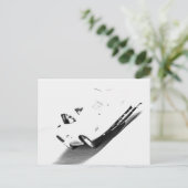 Racing a Shadow Postkarte (Stehend Vorderseite)