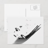 Racing a Shadow Postkarte (Vorne/Hinten)