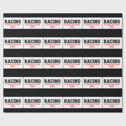 Racing alles andere geschenkpapier (Flach)