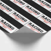Racing alles andere geschenkpapier (Ecke)