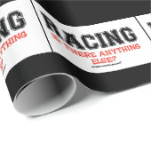 Racing alles andere geschenkpapier (Rolleneckpunkt)