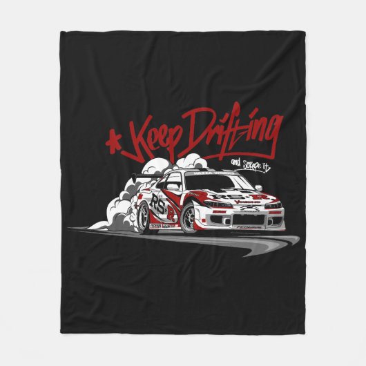 RACING AUTO BEHALTE DREHEN UND KRAPPEN SIE ES! FLEECEDECKE (Vorderseite)