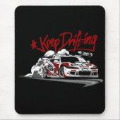 RACING AUTO BEHALTE DREHEN UND KRAPPEN SIE ES! MOUSEPAD (Vorne)