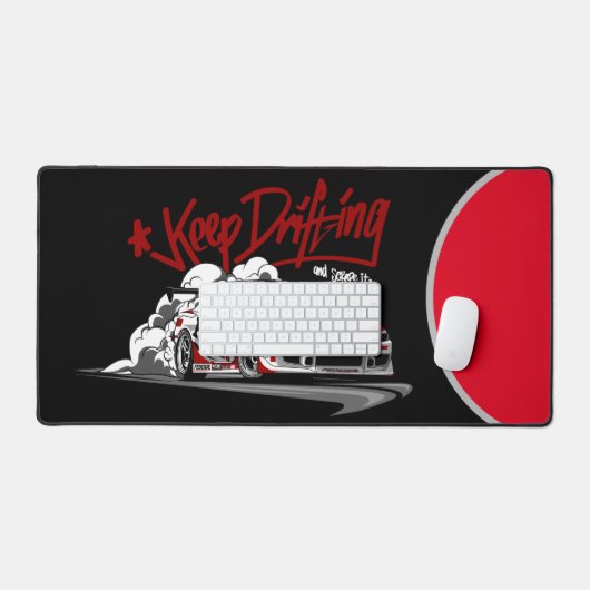 RACING AUTO BEHALTE DREHEN UND KRAPPEN SIE ES! SCHREIBTISCHUNTERLAGE (Tastatur & Maus)