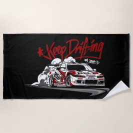 RACING AUTO BEHALTE DREHEN UND KRAPPEN SIE ES! STRANDTUCH