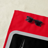 RACING AUTO BEHALTE DREHEN UND KRAPPEN SIE ES! STRANDTUCH (Beispiel)